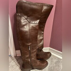 Vince Camuto Brown Over the Knee Boots